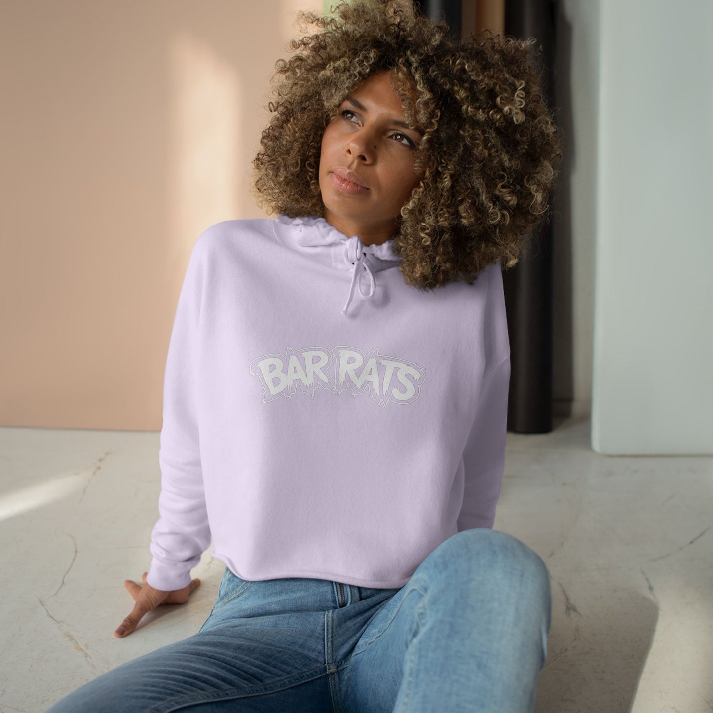 BAR RATS CROP HOODIE