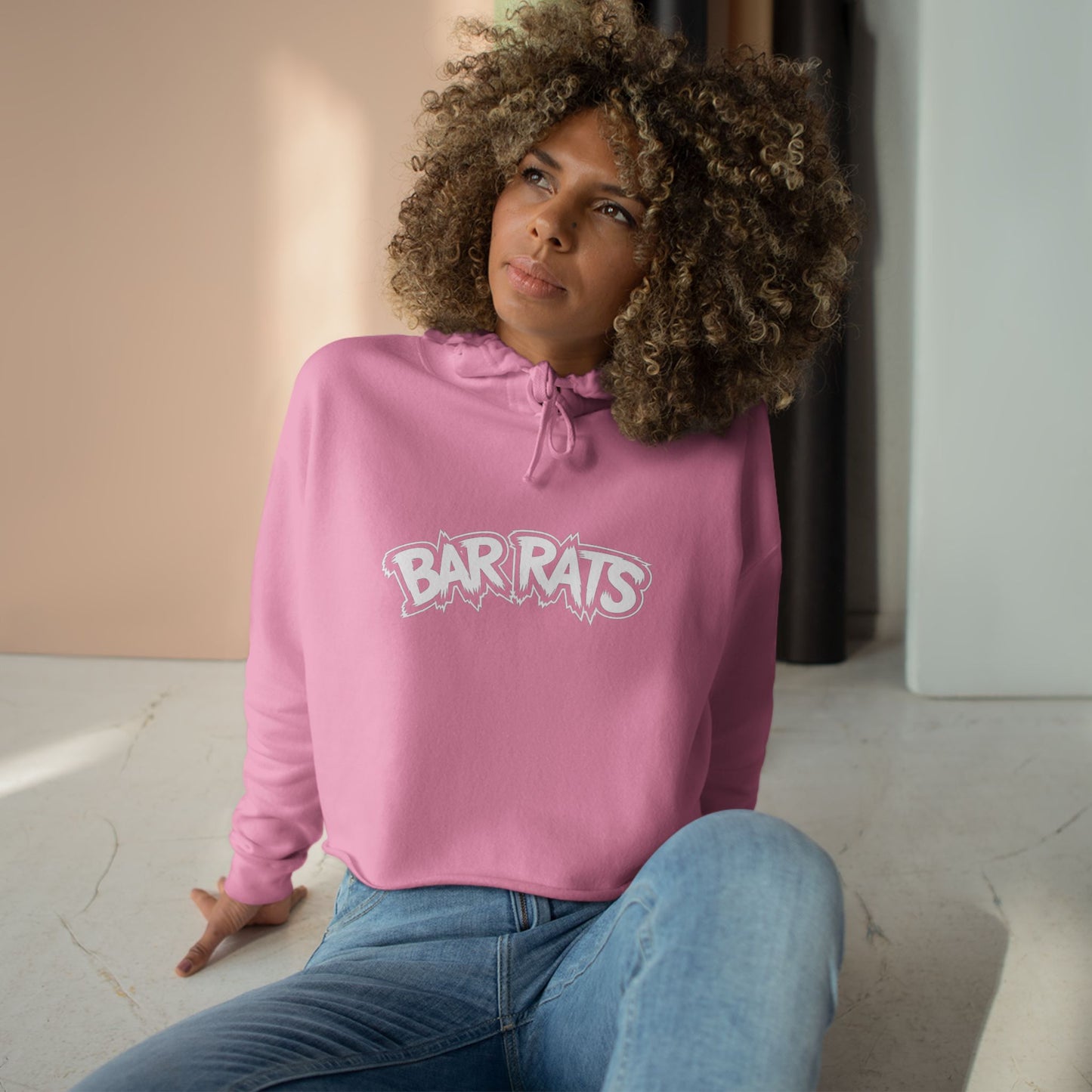BAR RATS CROP HOODIE