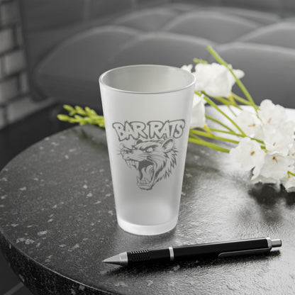 BAR RATS PINT GLASS